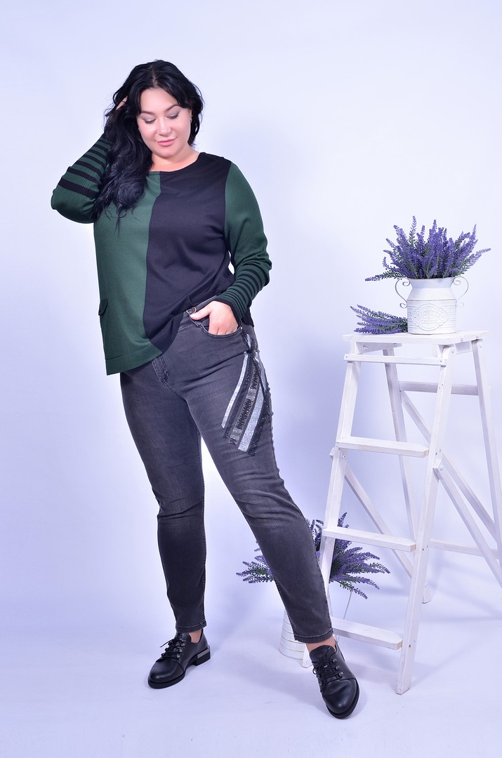 Джинси з декором стильні