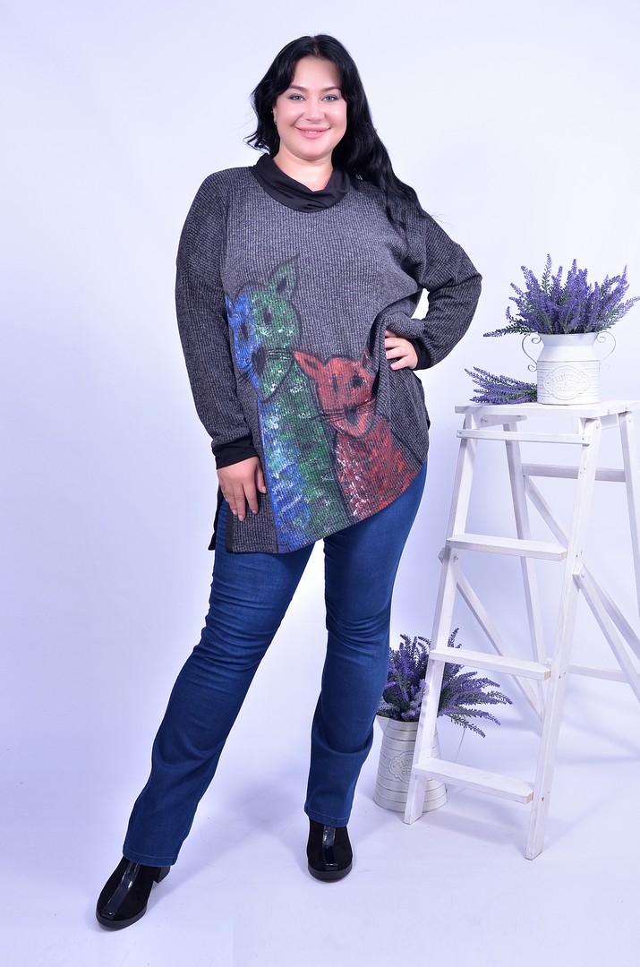 Стильні середні однотонні джинси