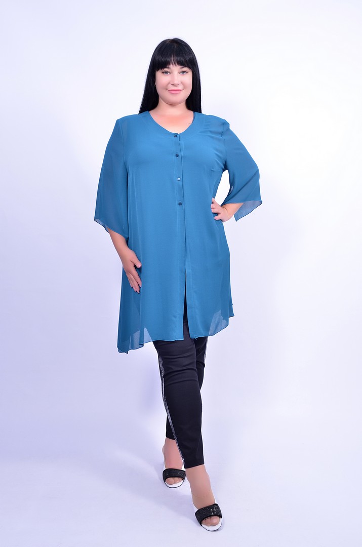 Туніка шифонова супер батал