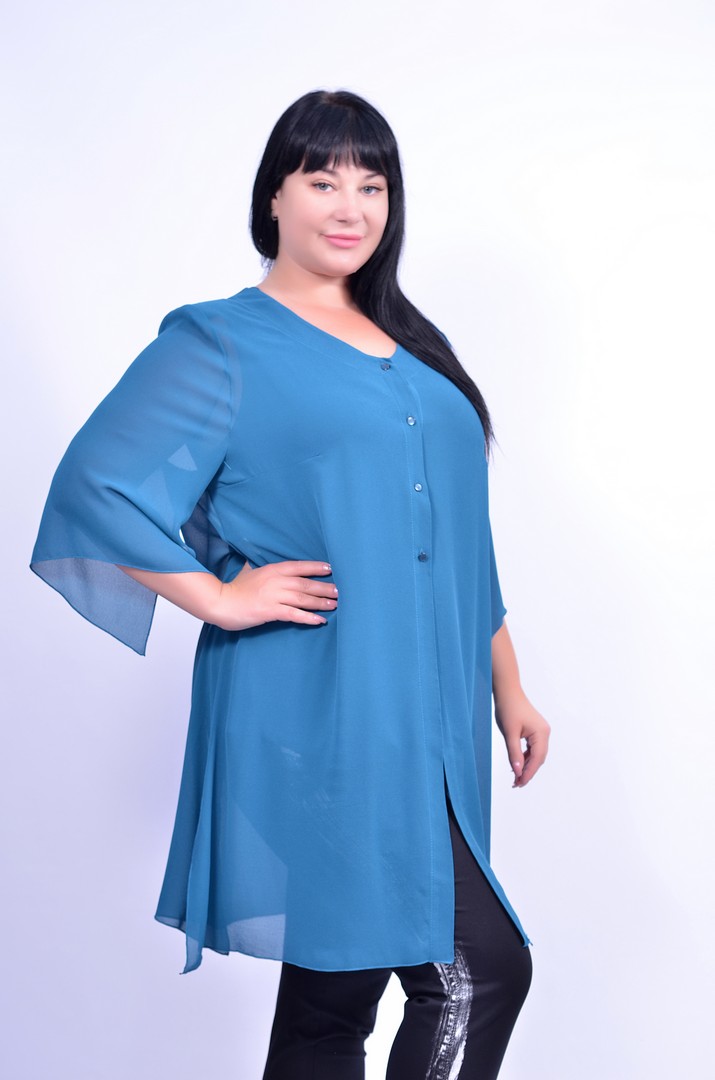 Туніка шифонова супер батал