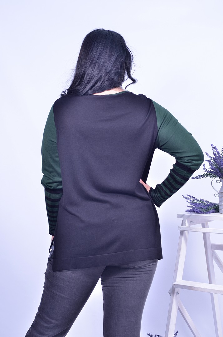 Джемпер цветной батал