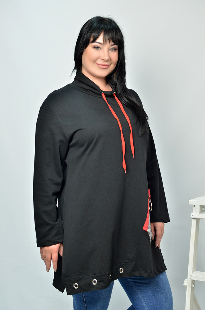 Стильный свитшот батал