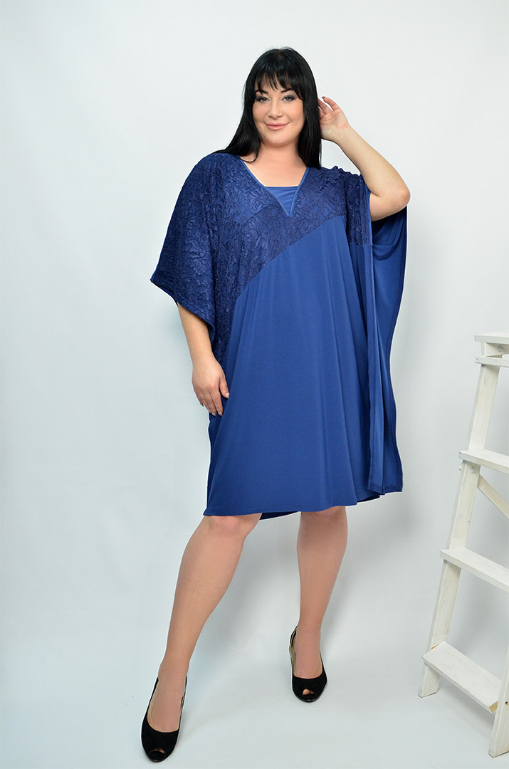 Сукня вільна з рукавом "летюча миша"