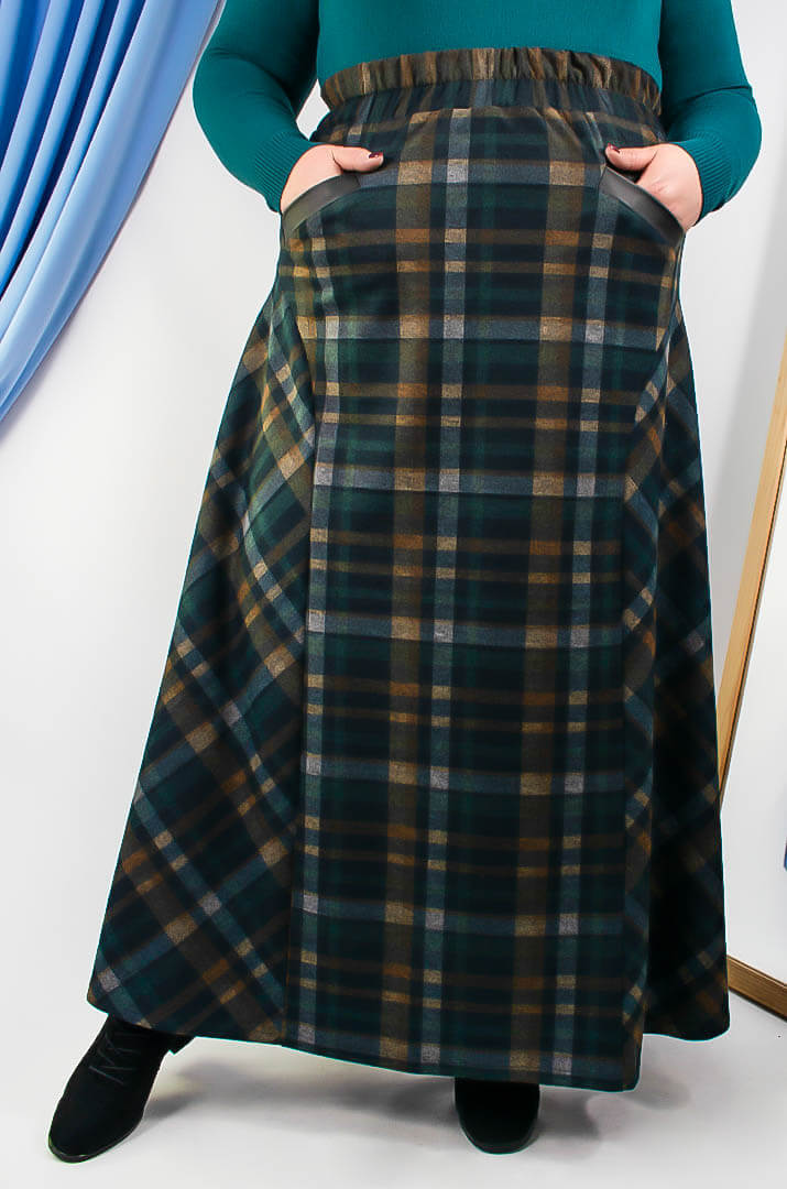 Спідниця довга тепла супер батал