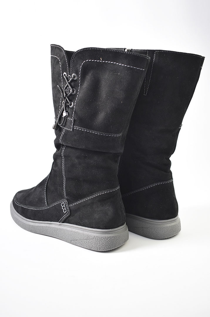 Напівчоботи зимові замшеві великих розмірів