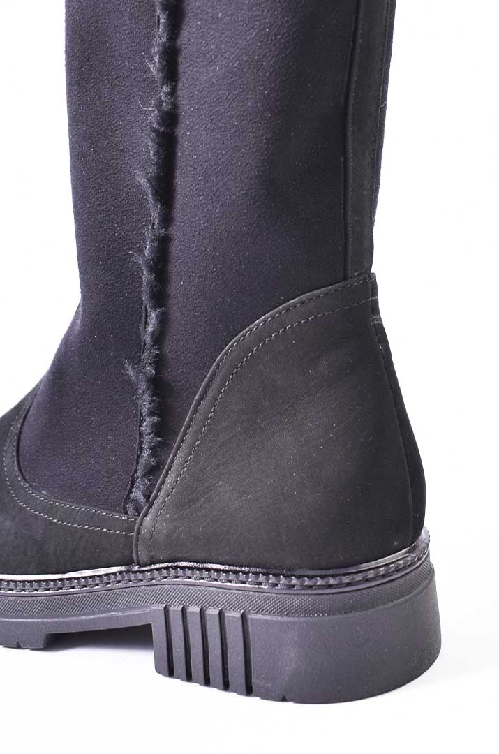 Напівчоботи зимові з нубуку великих розмірів