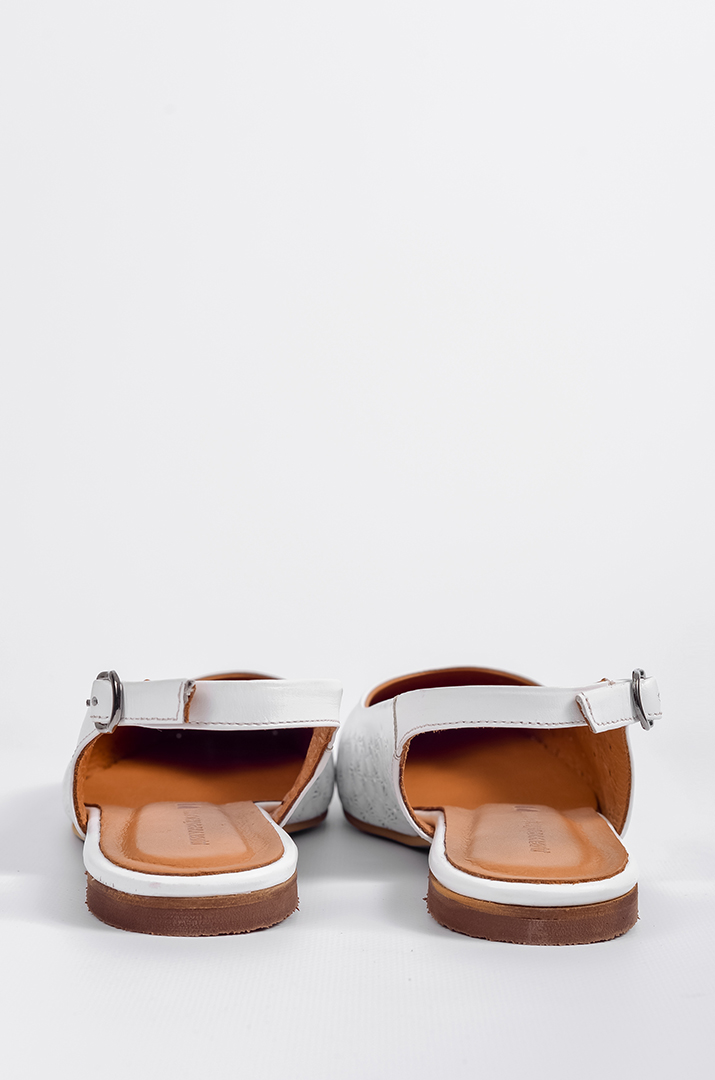 Туфлі білі в візерунок великих розмірів