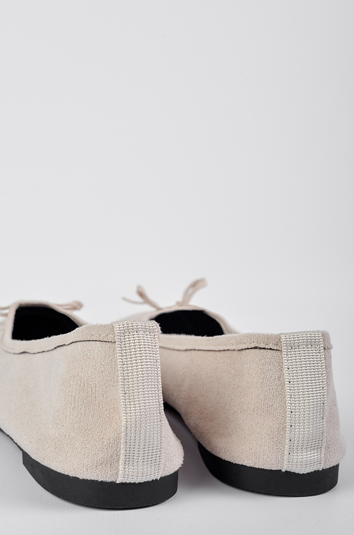 Балетки з делікатним бантиком в кольорах великих розмірів