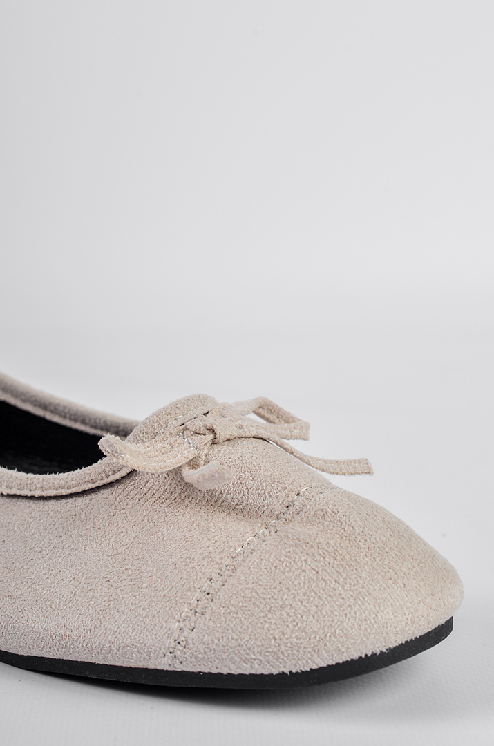 Балетки з делікатним бантиком в кольорах великих розмірів