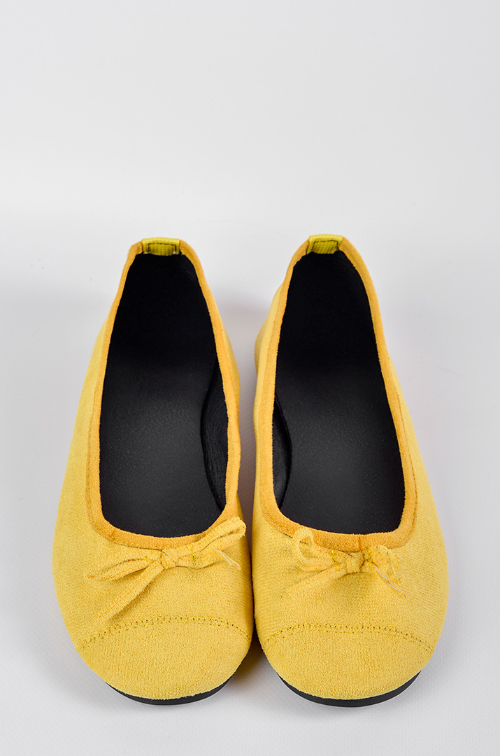 Балетки з делікатним бантиком в кольорах великих розмірів