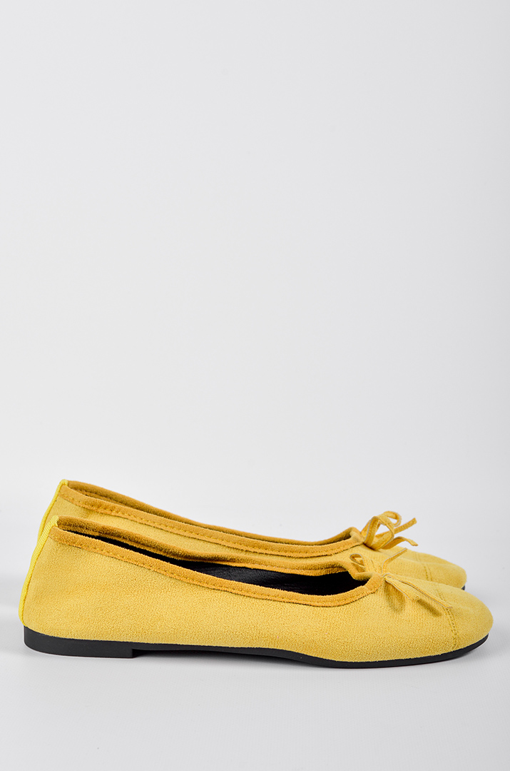 Балетки з делікатним бантиком в кольорах великих розмірів