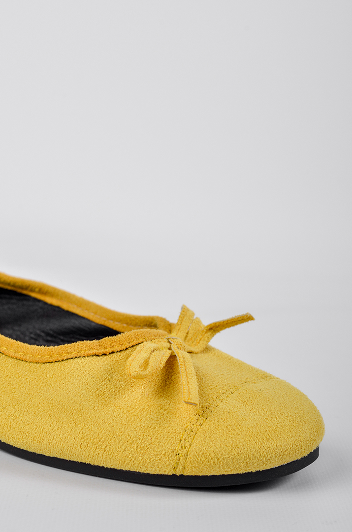 Балетки з делікатним бантиком в кольорах великих розмірів