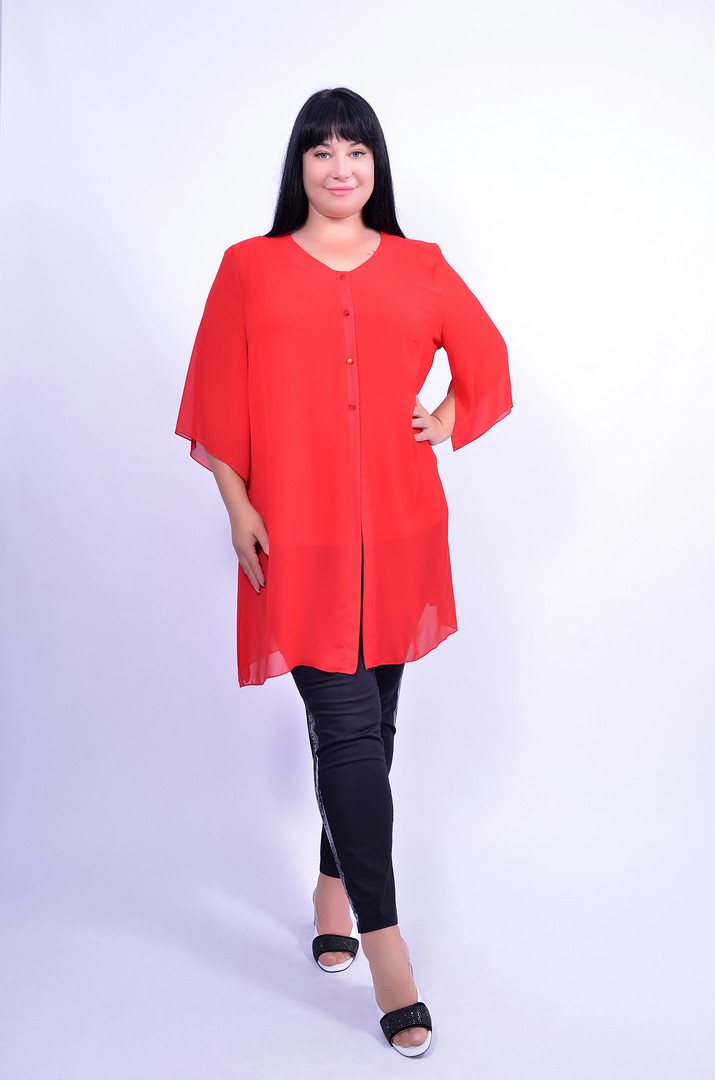 Туніка шифонова супер батал