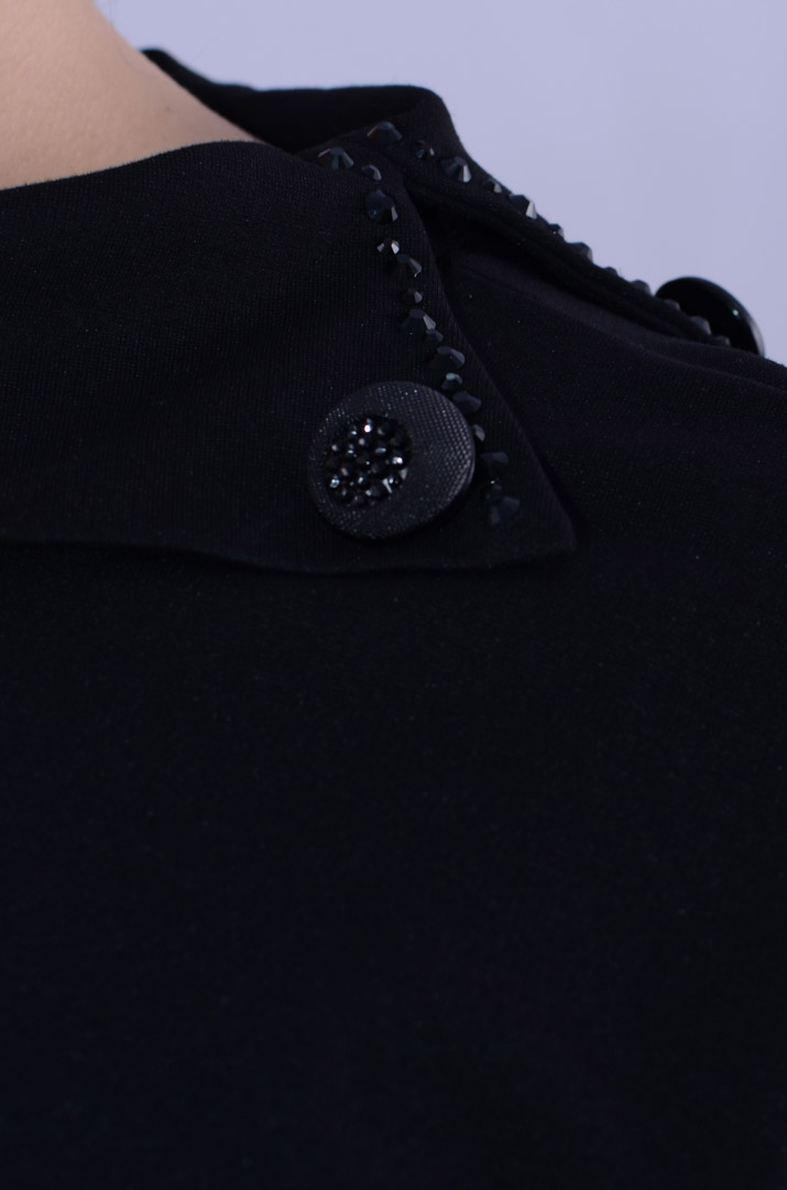 Bluza_demisezonnaya_dlinnaya_s_printom_goroh_super_batal_pishna_krasa Блуза демісезонна довга з принтом горох супер батал