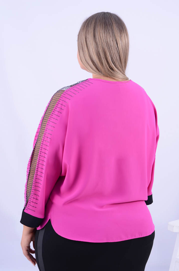 Bluza_prazdnichnaya_s_blestkami_batal_pishna_krasa Блуза святкова з блискітками батал
