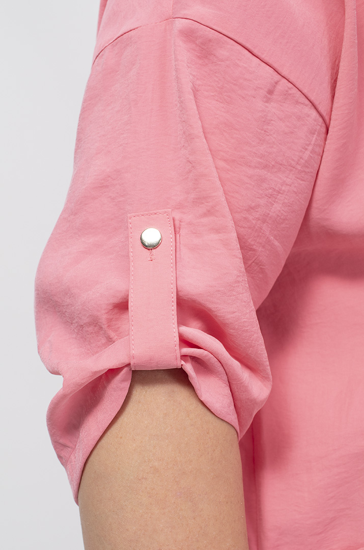 Блуза шовкова з написами батал