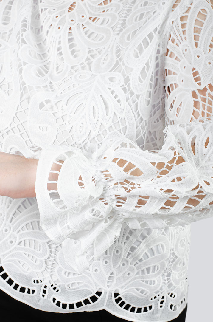 Блуза-двійка мереживна батал