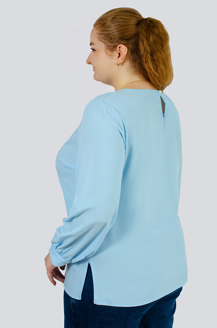 Блуза з мереживом великих розмірів