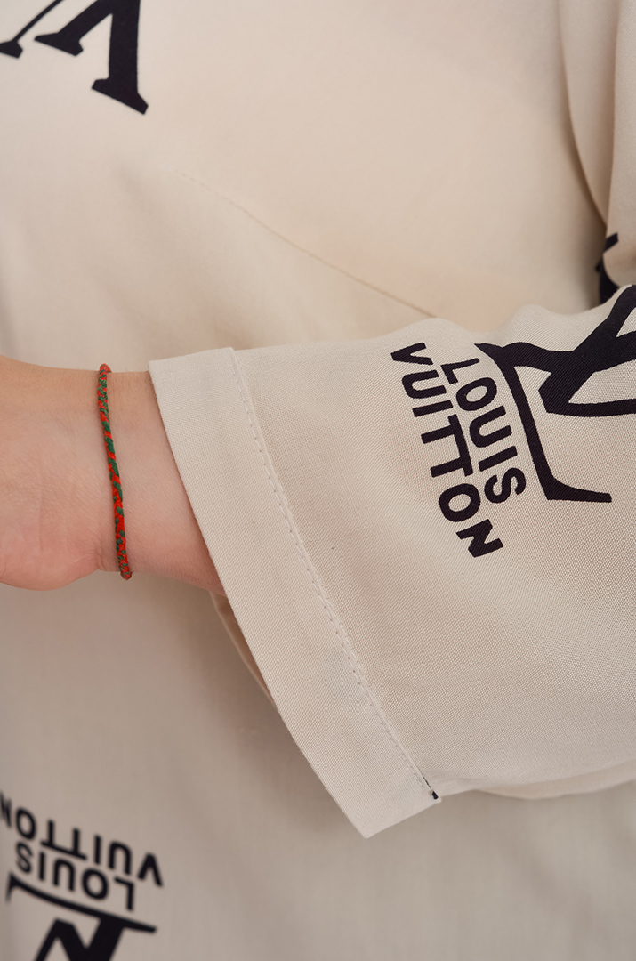 Блуза штапельна з зав'язками великих розмірів