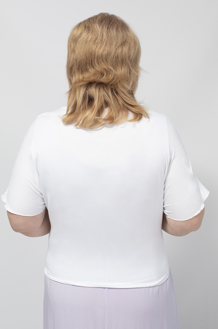 Болеро однотонне трикотажне в кольорах батал