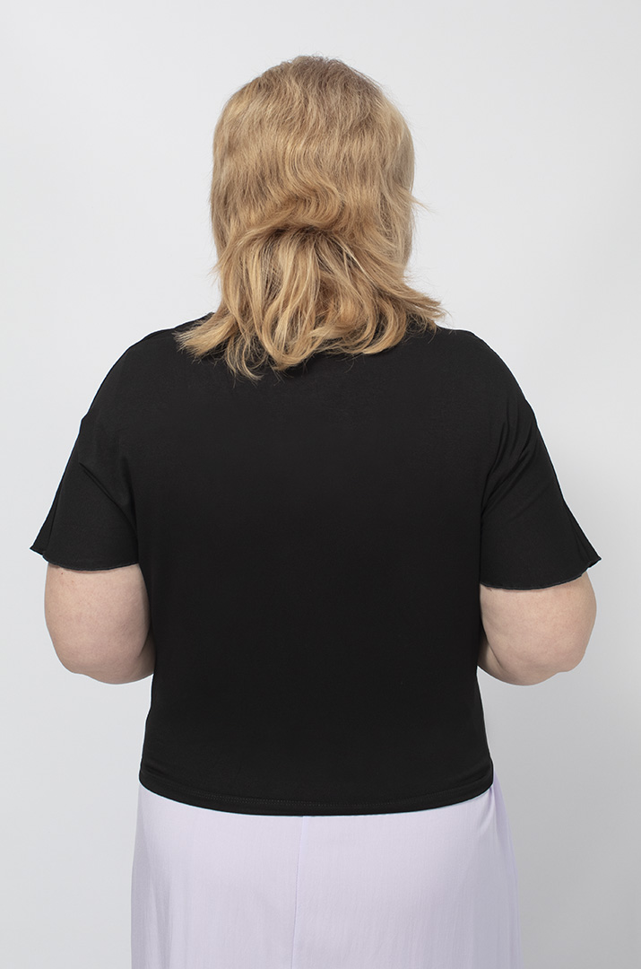 Болеро однотонне трикотажне в кольорах батал