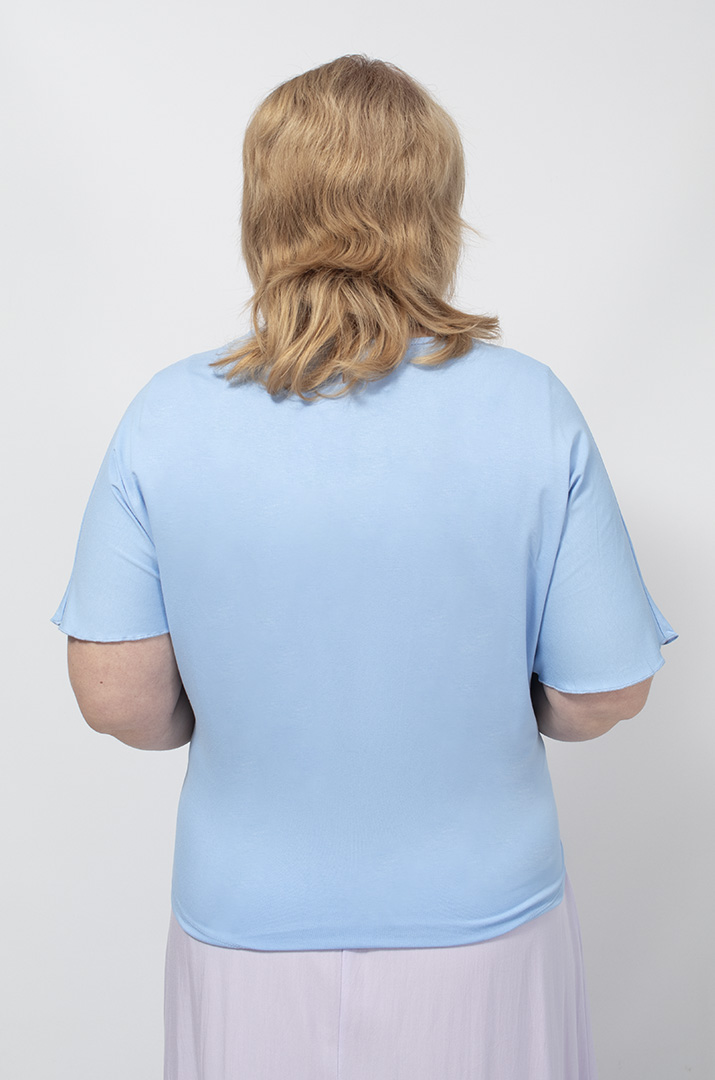 Болеро однотонне трикотажне в кольорах батал