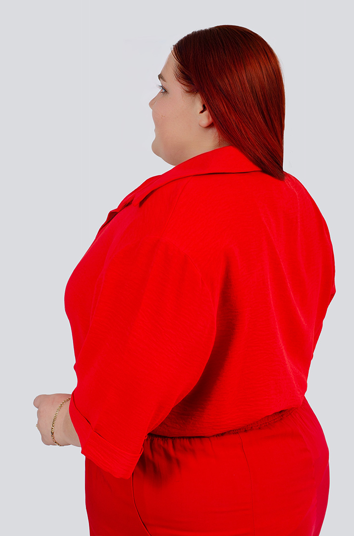 Болеро з коміром великих розмірів