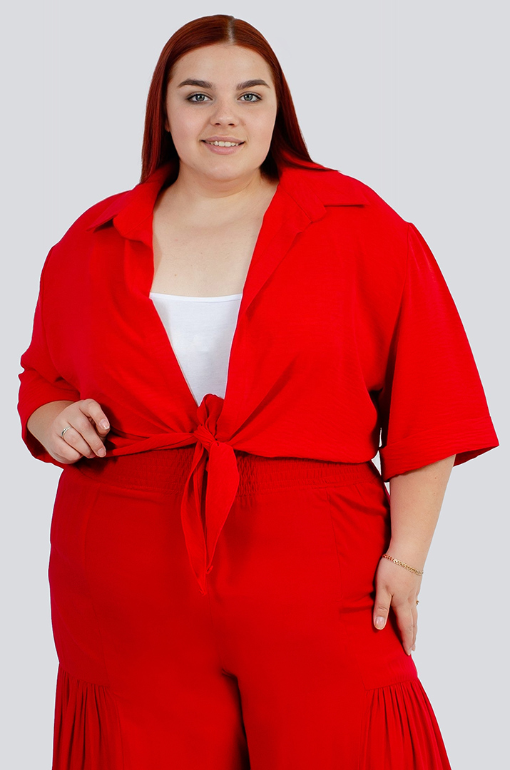 Болеро з коміром великих розмірів