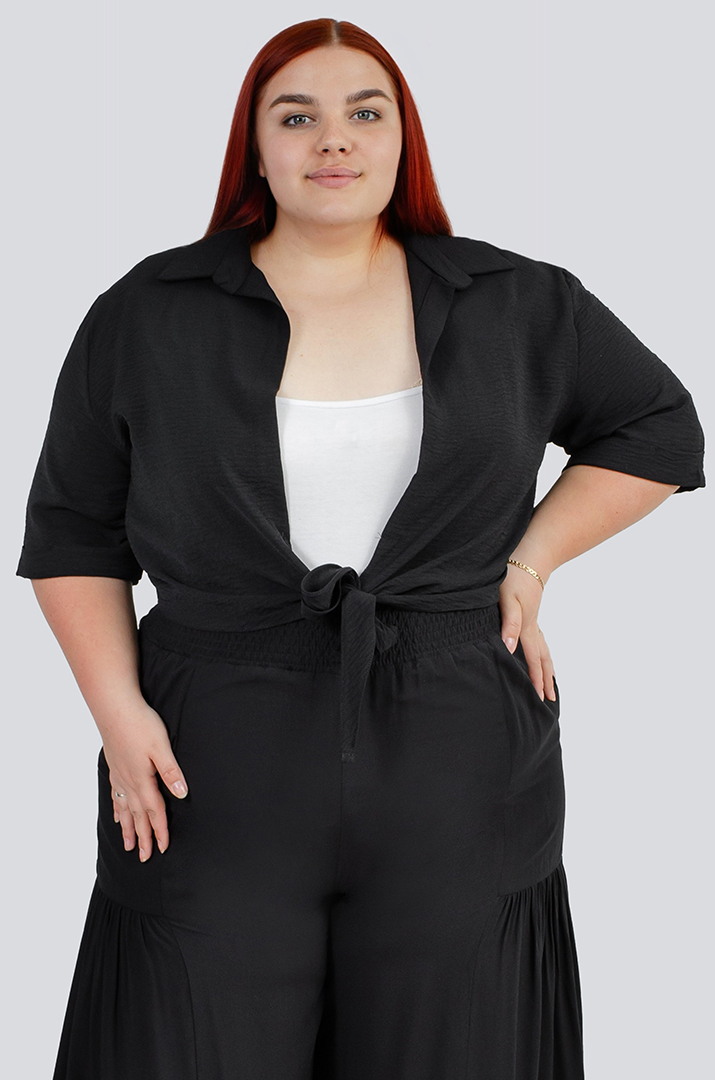 Болеро з коміром великих розмірів