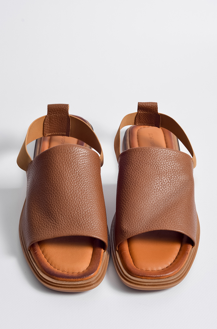 Босоніжки коричневі із м’якою фіксацією великих розмірів