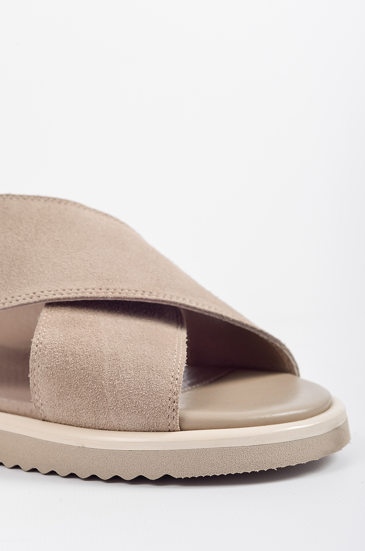 Босоніжки у відтінку візон великих розмірів