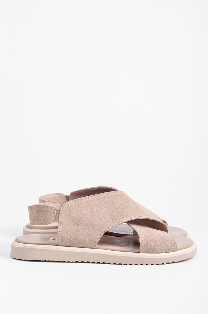 Босоніжки кольору візон великих розмірів