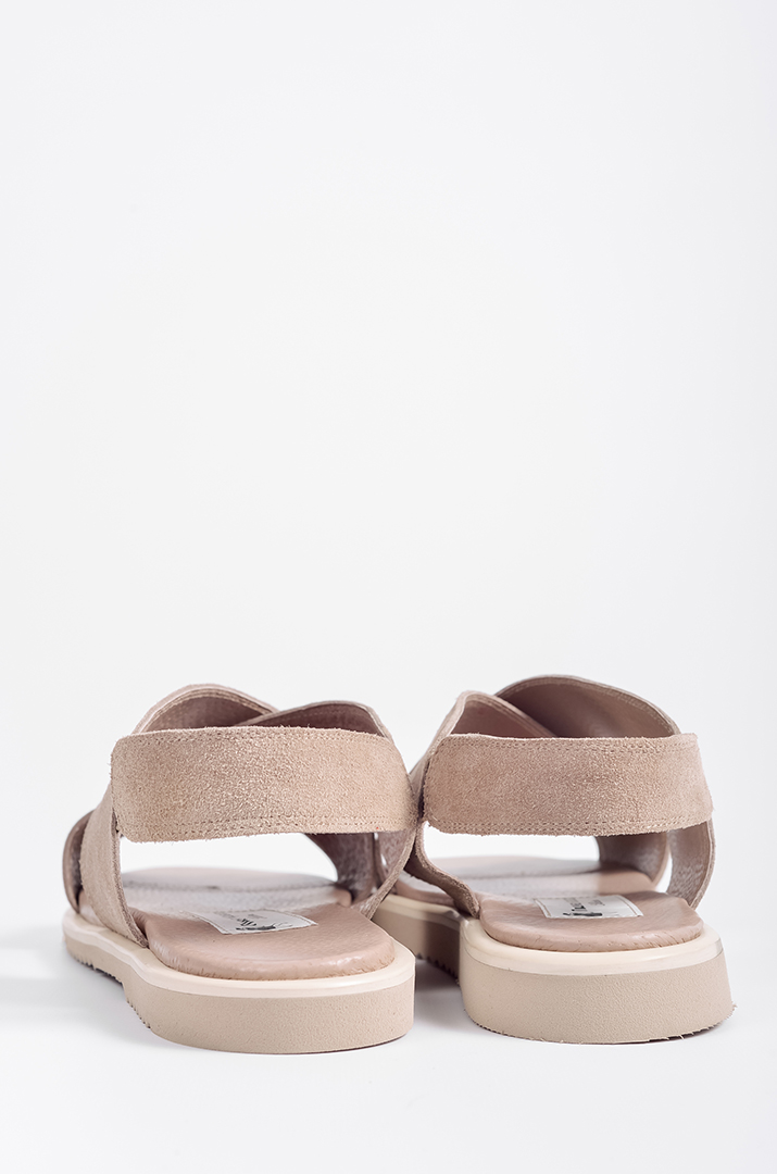 Босоніжки кольору візон великих розмірів