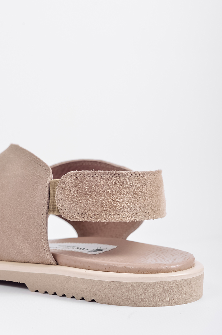 Босоніжки кольору візон великих розмірів