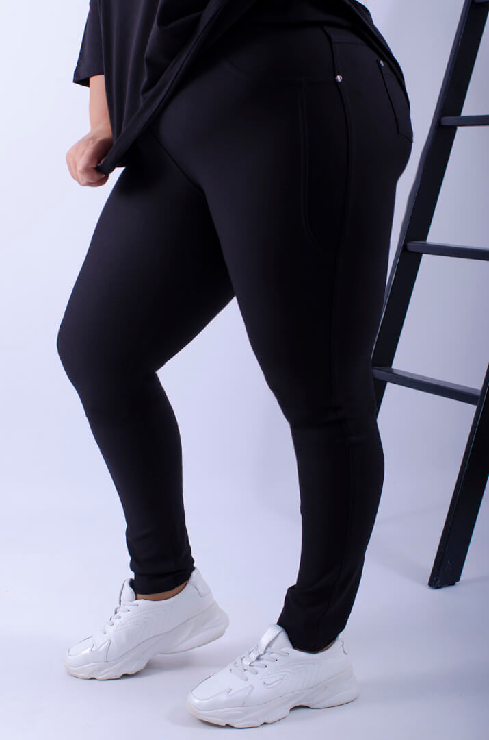 Брюки узкие супер батал