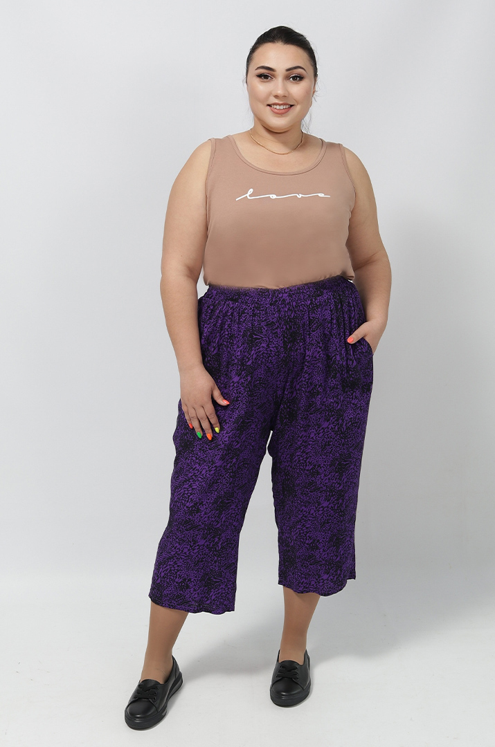 Капрі кольорові штапельні супер батал