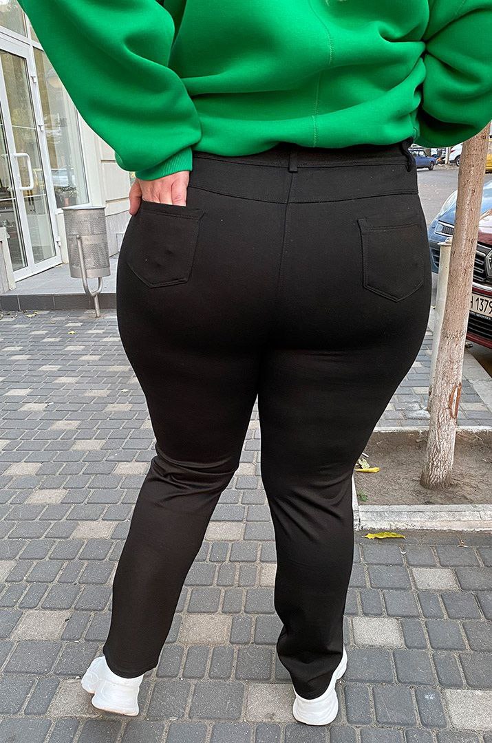 Брюки середні на флісі батал