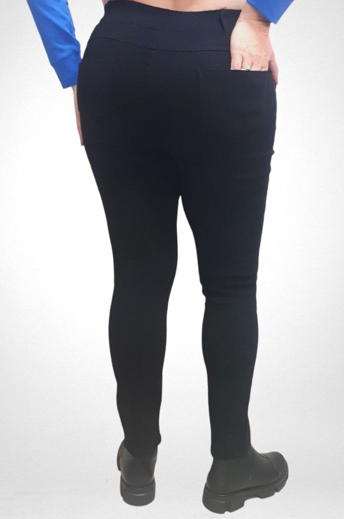 Чорні стрейчеві джегінси супер батал