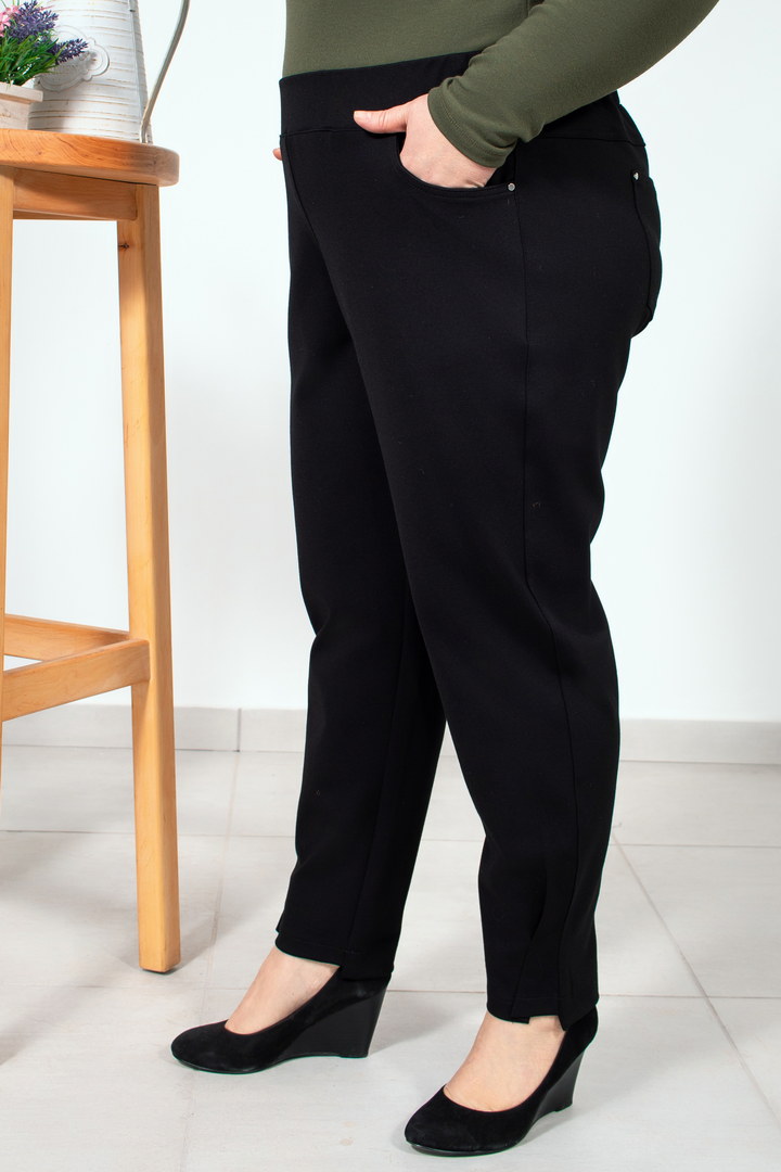 Briuky_banany_na_podviinii_shyrokii_rezyntsi_batal_Pyshna_Krasа Брюки банани на подвійній широкій резинці батал