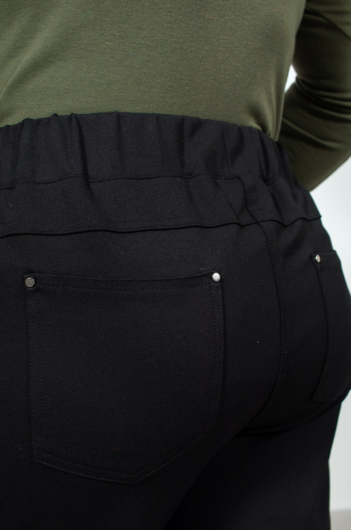 Брюки банани на подвійній широкій резинці батал