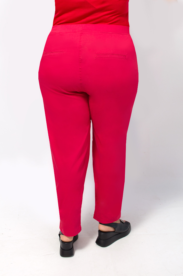 Брюки с широкими карманами и молнией супер батал