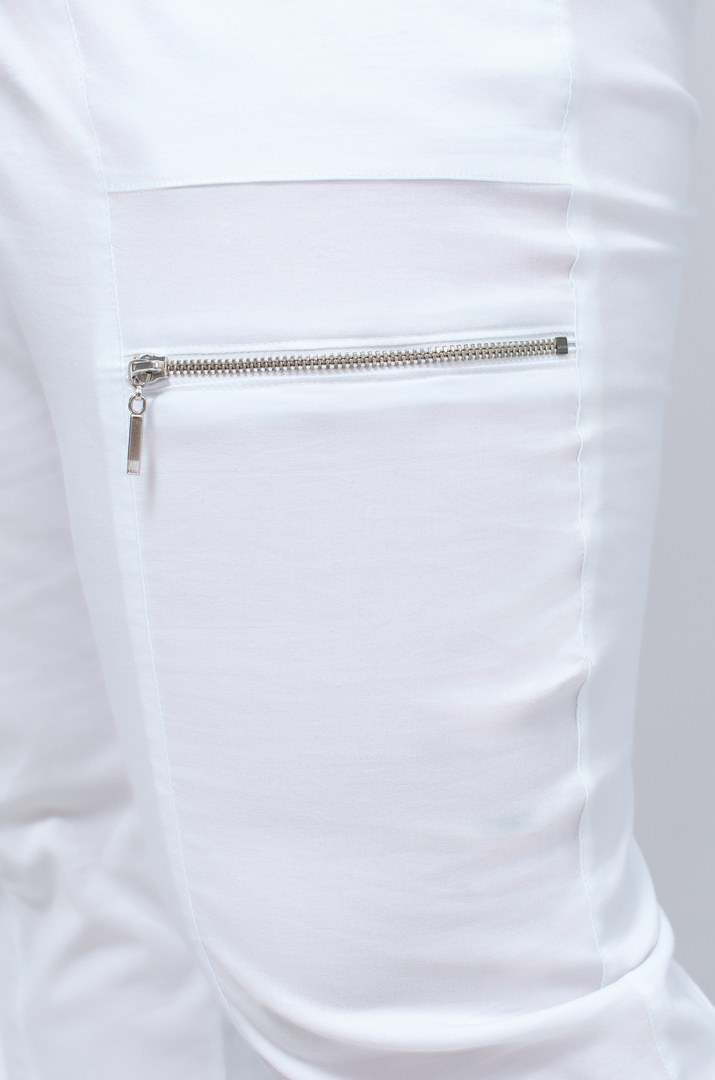 Брюки с широкими карманами и молнией супер батал