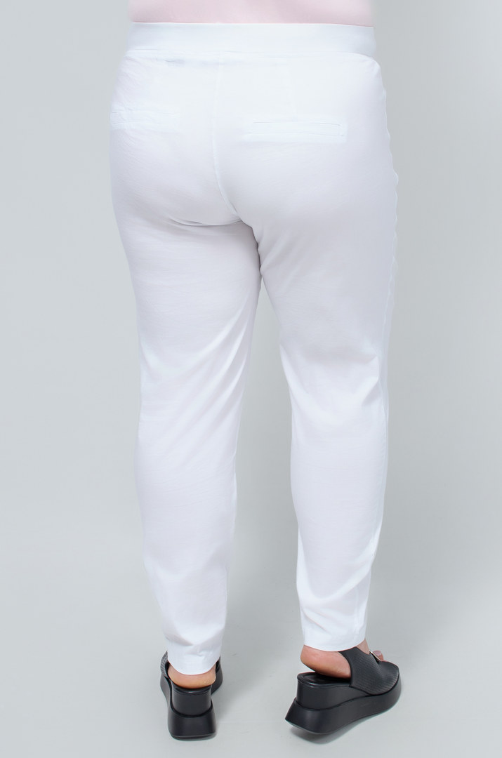 Брюки с широкими карманами и молнией супер батал