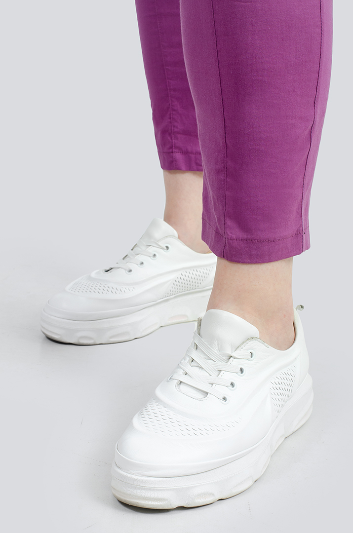 Брюки с широкими карманами и молнией супер батал