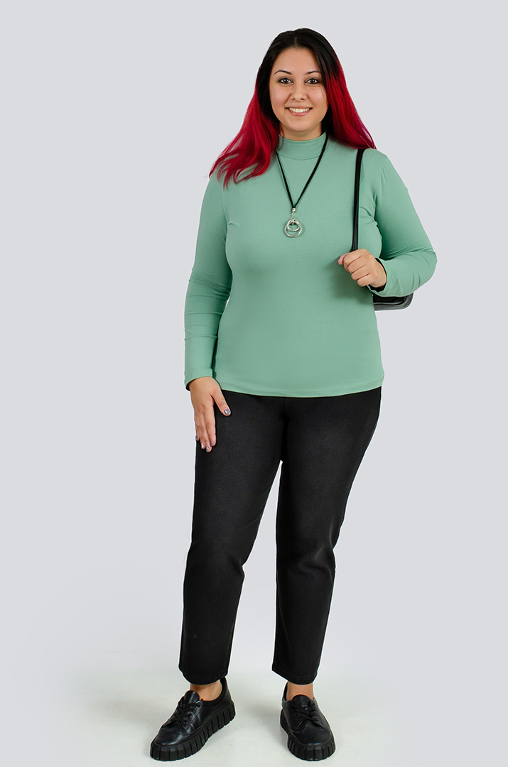 Графітові джинси 7/8 великих розмірів