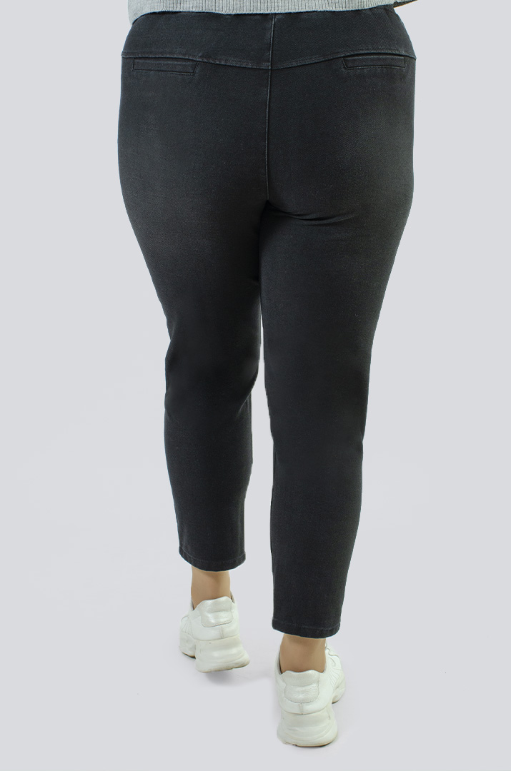 Графітові джинси 7/8 великих розмірів