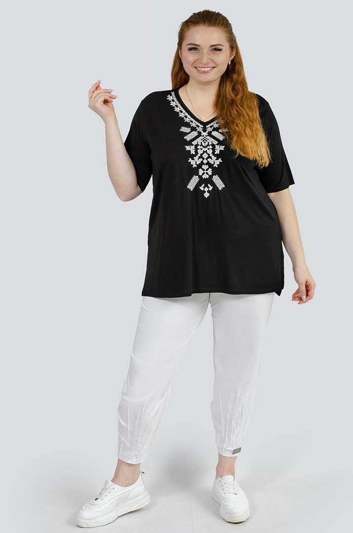 Стильні брюки банани великих розмірів