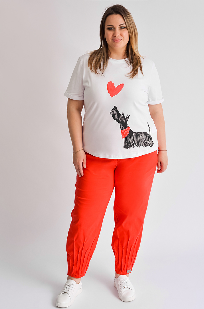 Стильні брюки банани великих розмірів