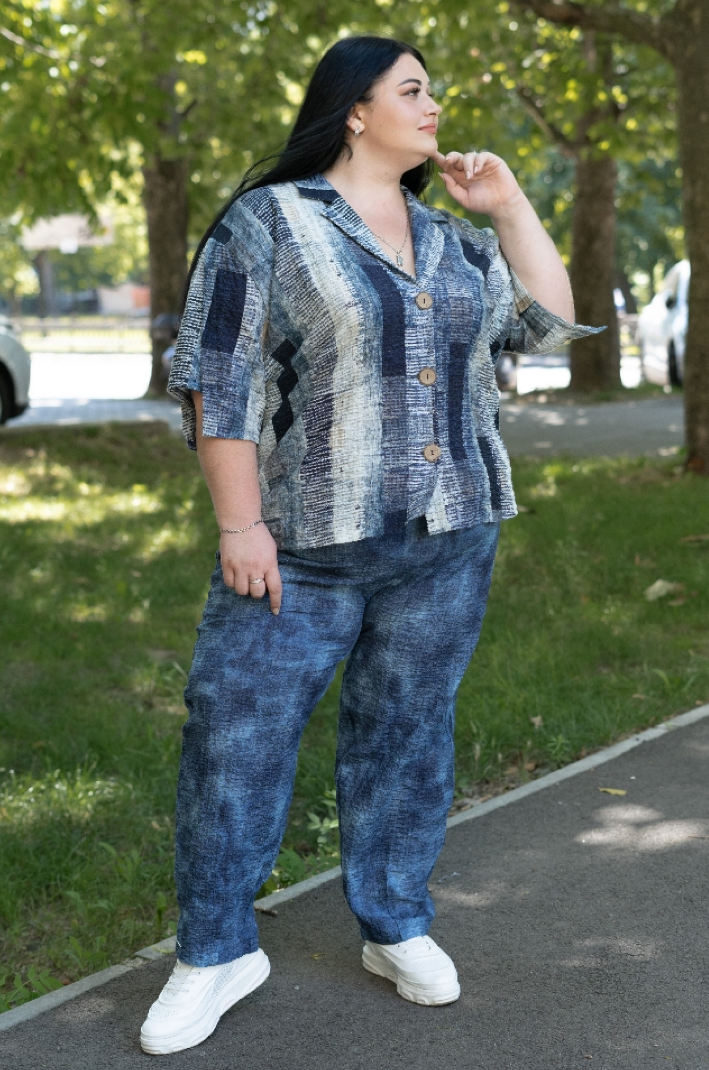 Брюки банани із жатки великих розмірів