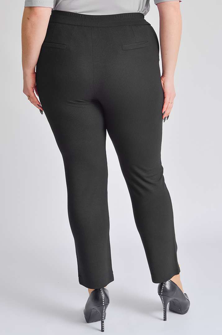 Брюки завужені в рубчик великих розмірів